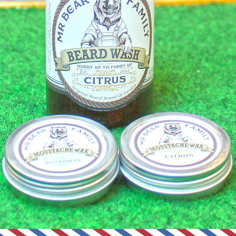 Mr. Bear Moustache WAX