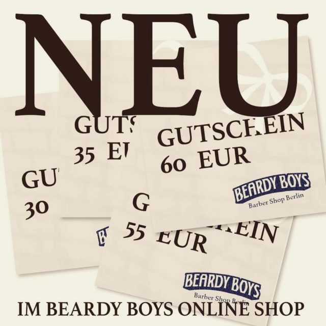 Hopphopp, noch schnell zum Fest den neuen Beardy Boys Gutschein bestellen. Link in Bio

#beardyboys #beardyboysberlin #Berlin #beardlove #grooming #barbermob #roadrunner #barbier #herrenfriseur